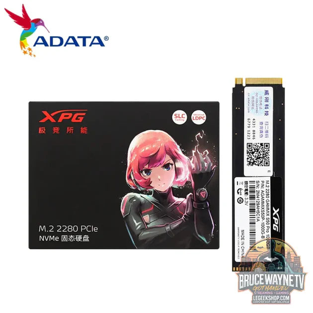 Guide d'achat : SSD NVMe ADATA XPG GAMMIX S50 PRO M.2 2280 PCIe Gen4x4 500GB 1TB 3D NAND TLC