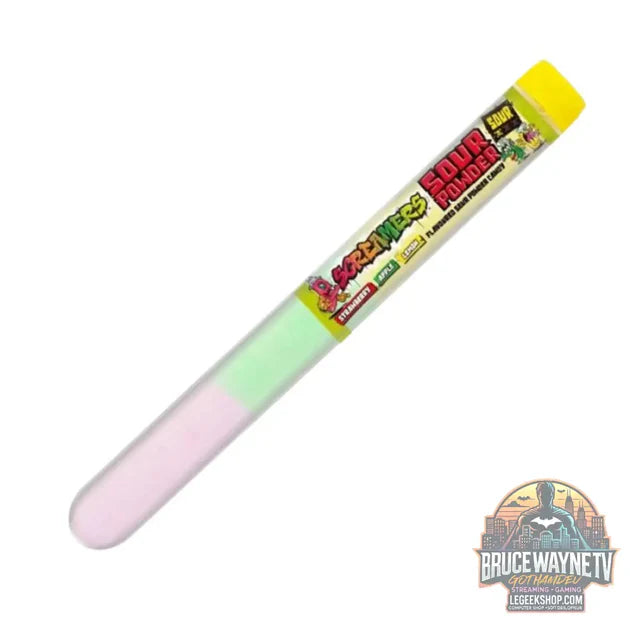 Guide d'achat : Zed Screamers Sour Powder Tubes, bonbon en poudre au goût de fruits de 15 g (Paquet de 30)