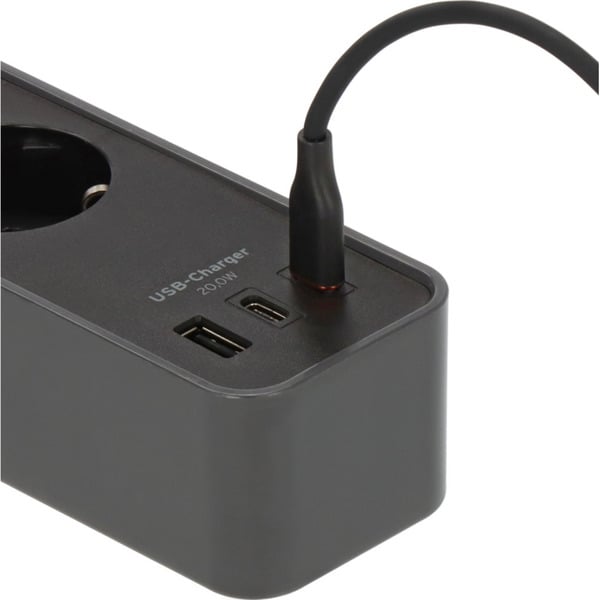 Brennenstuhl Ecolor Steckdosenleiste 4-fach avec 2x USB-C, 1x USB-A - Brennenstuhl - vue 5