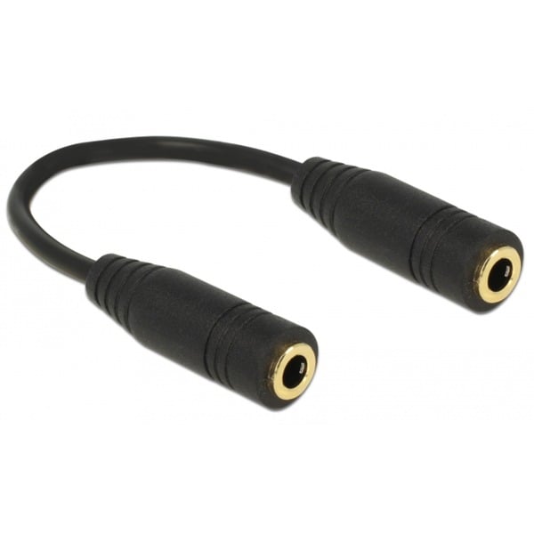€ 2,43 DeLOCK Adapter jack 3,5mm 4Pin (Buchse) > 3,5mm 4Pin (Buchse) - DeLOCK