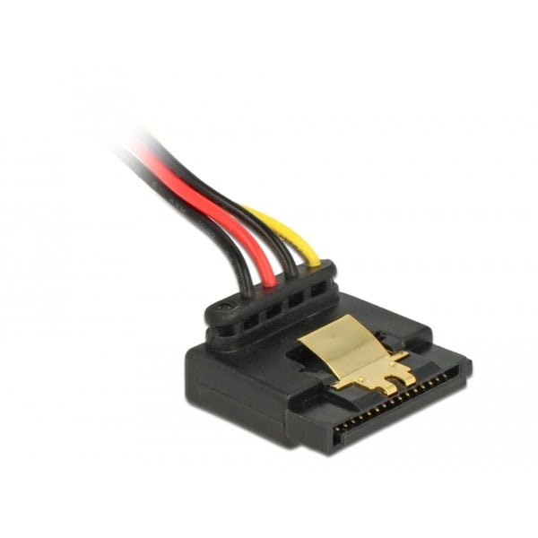 (€ 9,19 / 1 m) DeLOCK Stromkabel SATA 15Pin (Buchse) > 4Pin 5,25" (Stecker) - DeLOCK - vue 2