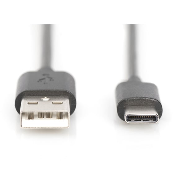 Digitus USB 2.0 Anschlusskabel USB-A > USB-C - Digitus - vue 3