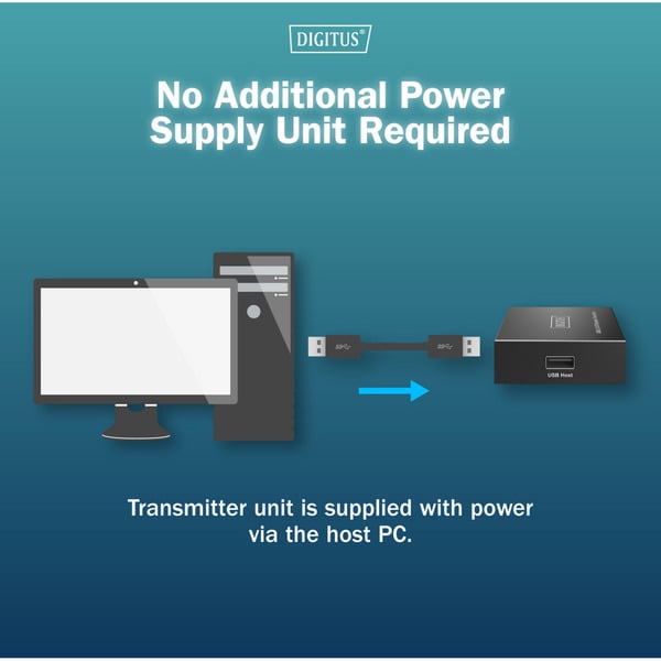 Digitus USB 2.0 CAT Extender-Set, 480 Mbps, 150 mètre, USB-Extender - Digitus - vue 9