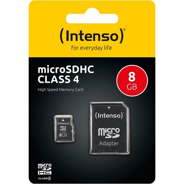 Intenso microSDHC 8 GB, Speicherkarte - Intenso - vue 4