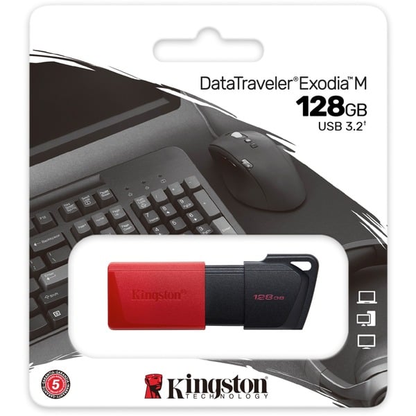 Kingston DataTraveler Exodia M 128 GB, USB-Stick - Kingston - vue 4