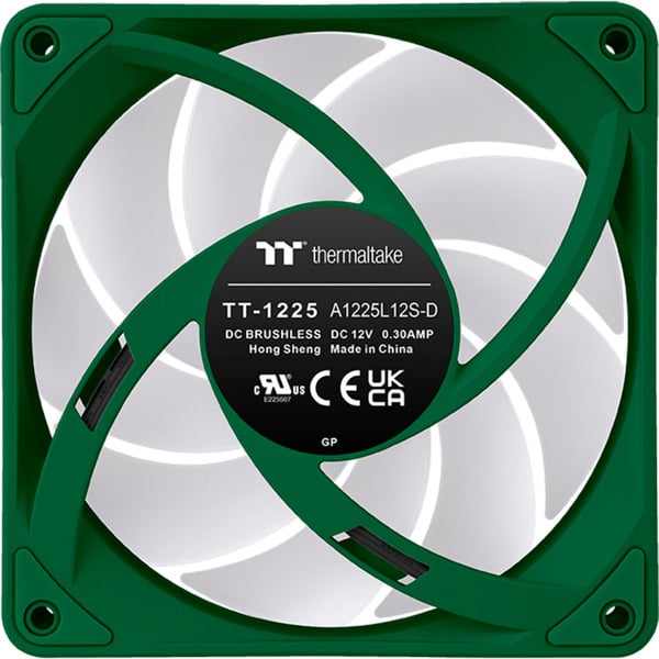 Thermaltake CT120 EX ARGB Sync PC Cooling Fan Racing Green, Gehäuselüfter - Thermaltake - vue 6