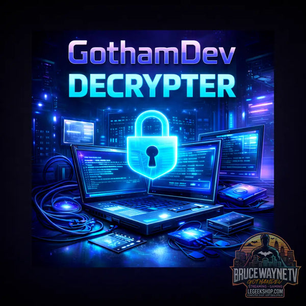 Abonnement Mensuel GothamDev Decrypter — Abonnement Discord, photo principale LeGeekShop