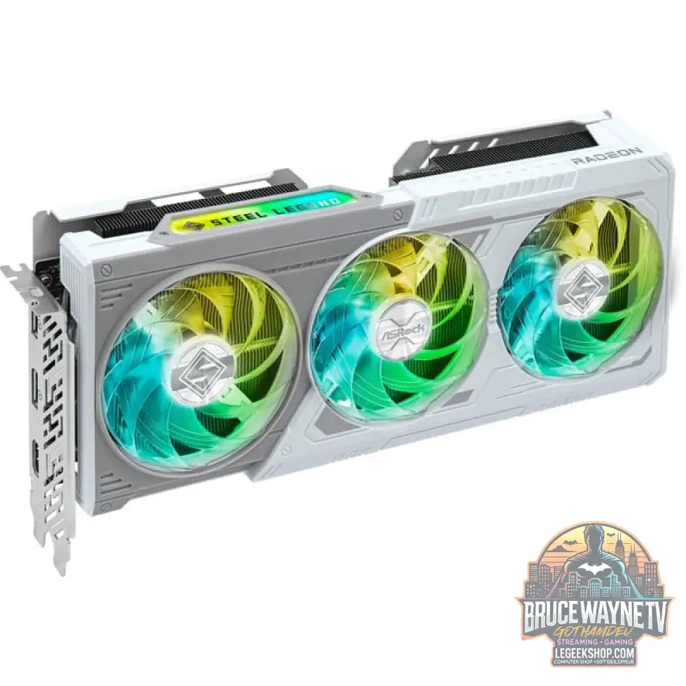 ASRock Radeon RX 9060 XT STEEL LEGEND OC 16GB, carte graphique - ASRock - vue 4