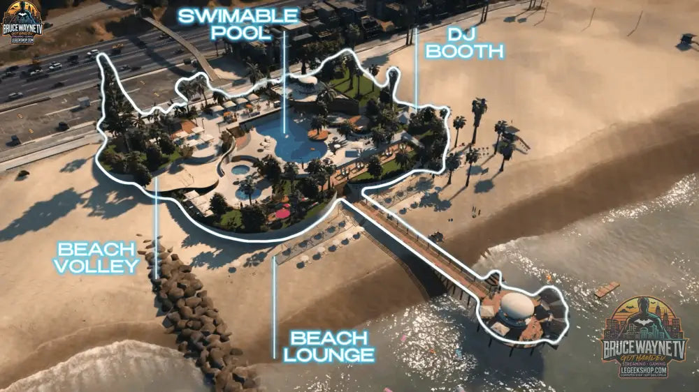 Paradise Beach Club — MLO FiveM, photo principale LeGeekShop