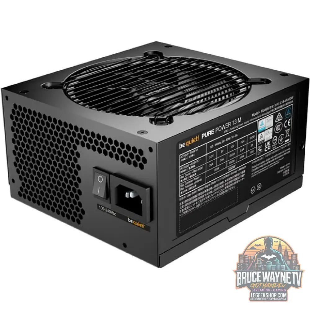 be quiet! Pure Power 13 M 550W, alimentation PC - vue 2