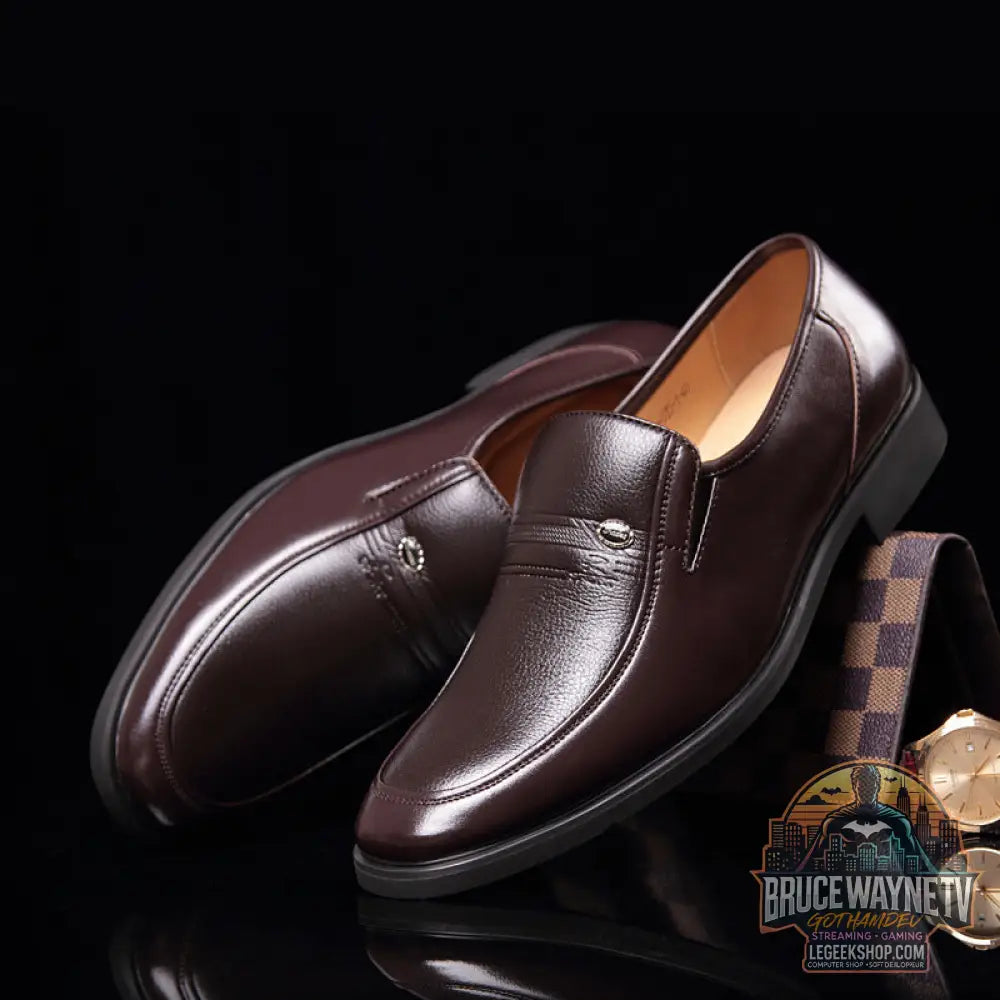 Chaussures Homme Cuir Souple Business Casual Respirantes - Chaussures Homme