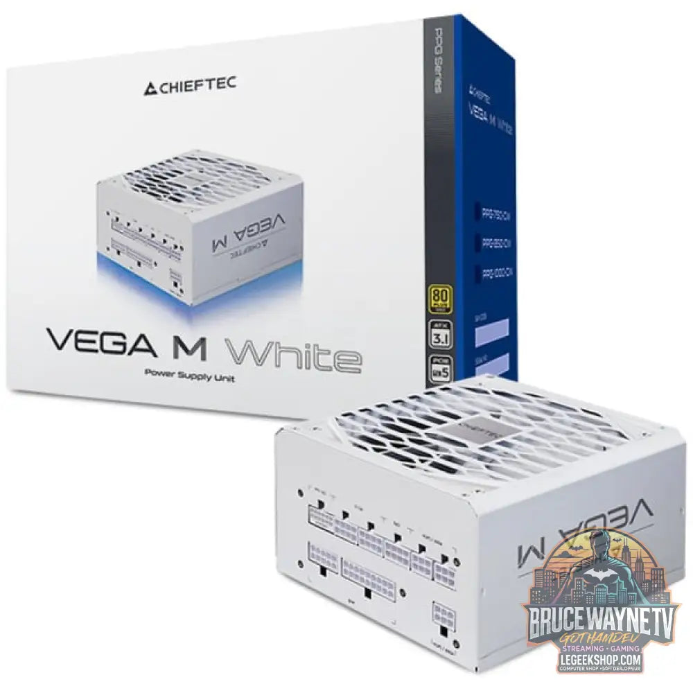 Chieftec Vega M 750W White, alimentation PC - Chieftec - vue 7