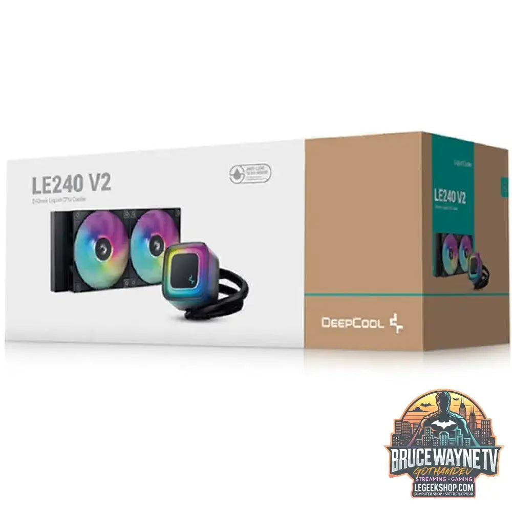 DeepCool LE240 V2, Wasserkühlung schwarz - DeepCool - vue 6
