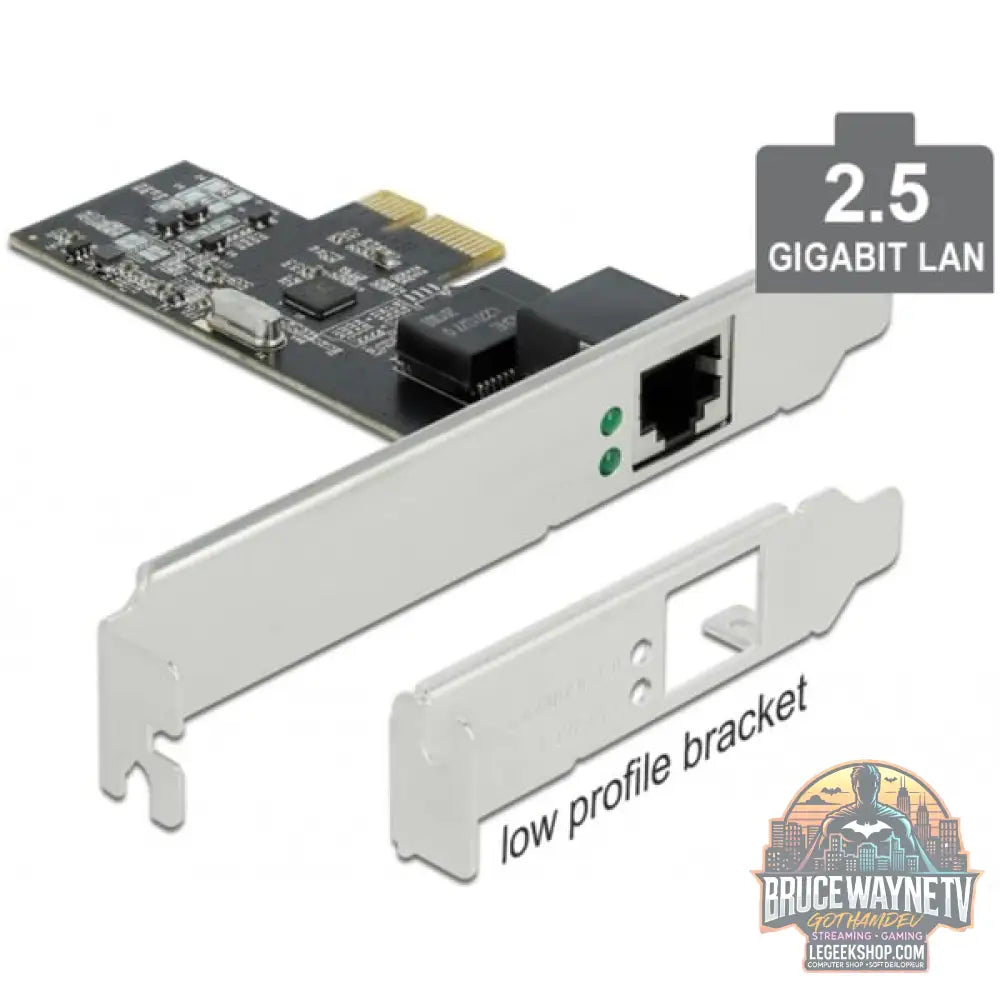DeLOCK PCI Express x1 Karte auf 1 x 2,5 Gigabit LAN, adaptateur réseau - DeLOCK - vue 2