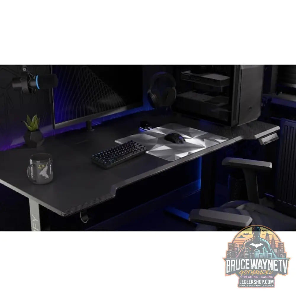 ENDORFY Crystal Black L, tapis de souris gaming noir / gris - ENDORFY - vue 2