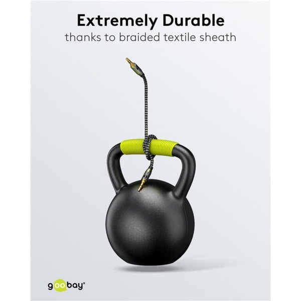 goobay Plus Audio Verbindungskabel AUX 3,5mm stereo - goobay - vue 9