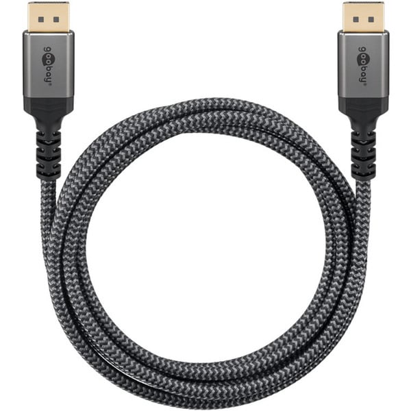 goobay Plus DisplayPort 2.0/2.1 câble, 16K @ 60Hz, 80 Gbit/s - goobay - vue 4