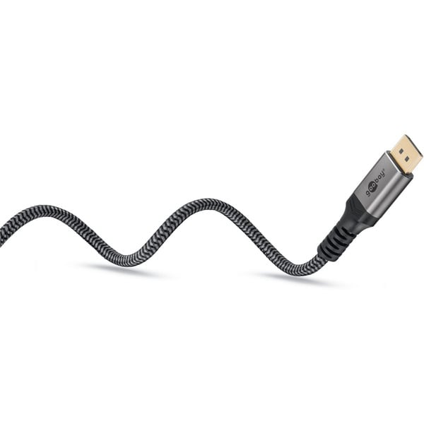 goobay Plus DisplayPort 2.0/2.1 câble, 16K @ 60Hz, 80 Gbit/s - goobay - vue 5