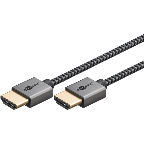 goobay Plus Slim High-Speed-HDMI-câble avec Ethernet, 8K @ 60Hz - goobay - vue 2