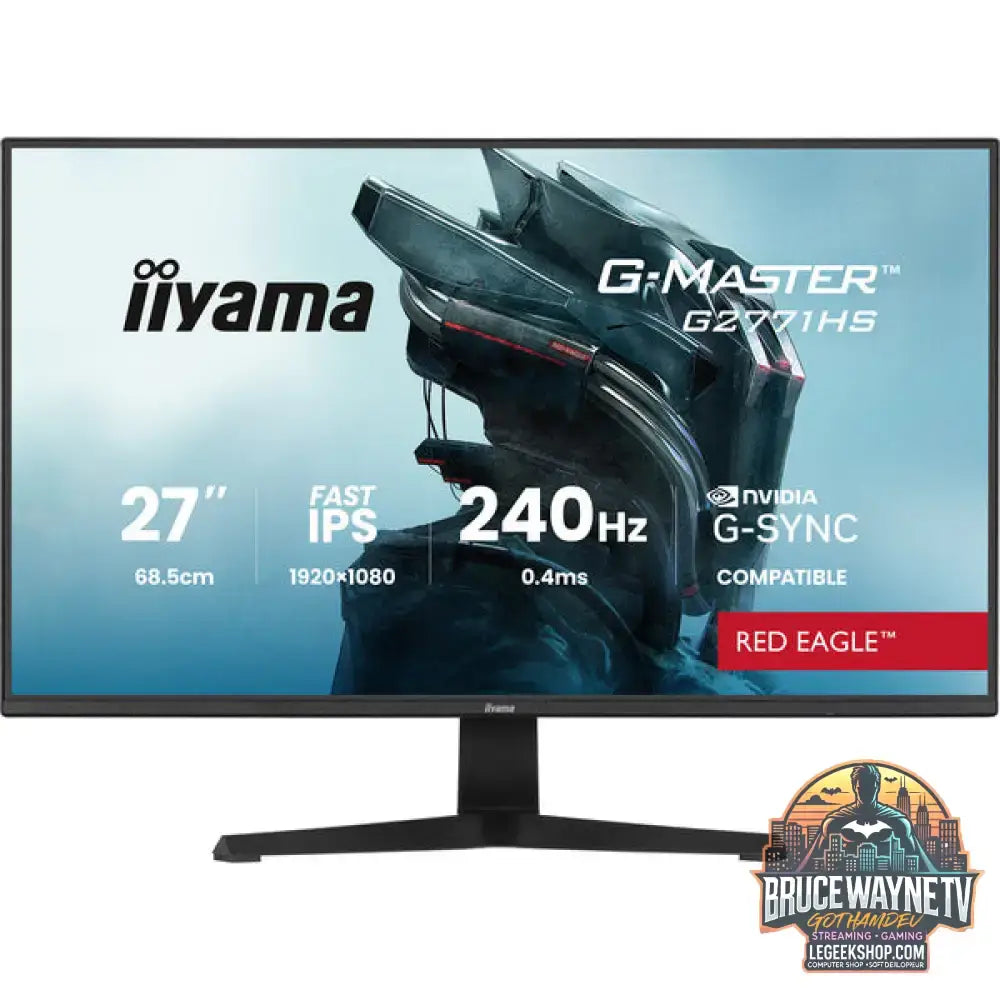 iiyama G-Master G2771HS-B1 Red Eagle 27" Full HD IPS 240 Hz - iiyama - vue 2
