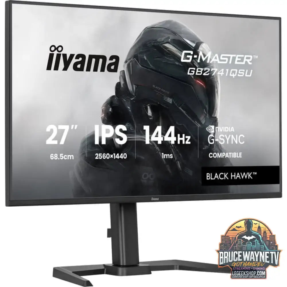 iiyama G-Master GB2741QSU-B1 Black Hawk 27" QHD/WQHD IPS 144 Hz - iiyama