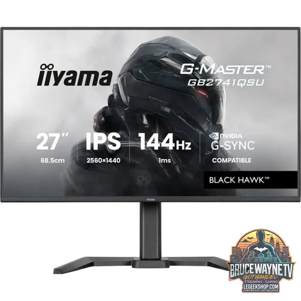 iiyama G-Master GB2741QSU-B1 Black Hawk 27" QHD/WQHD IPS 144 Hz - iiyama - vue 2