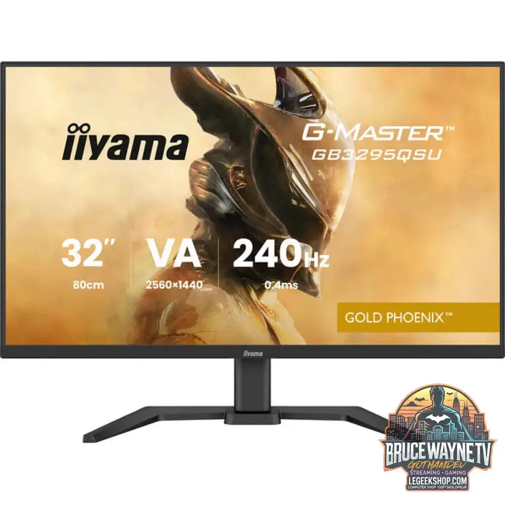 iiyama G-Master GB3295QSU-B1 Gold Phoenix 31,5" QHD/WQHD VA 240 Hz - iiyama - vue 3