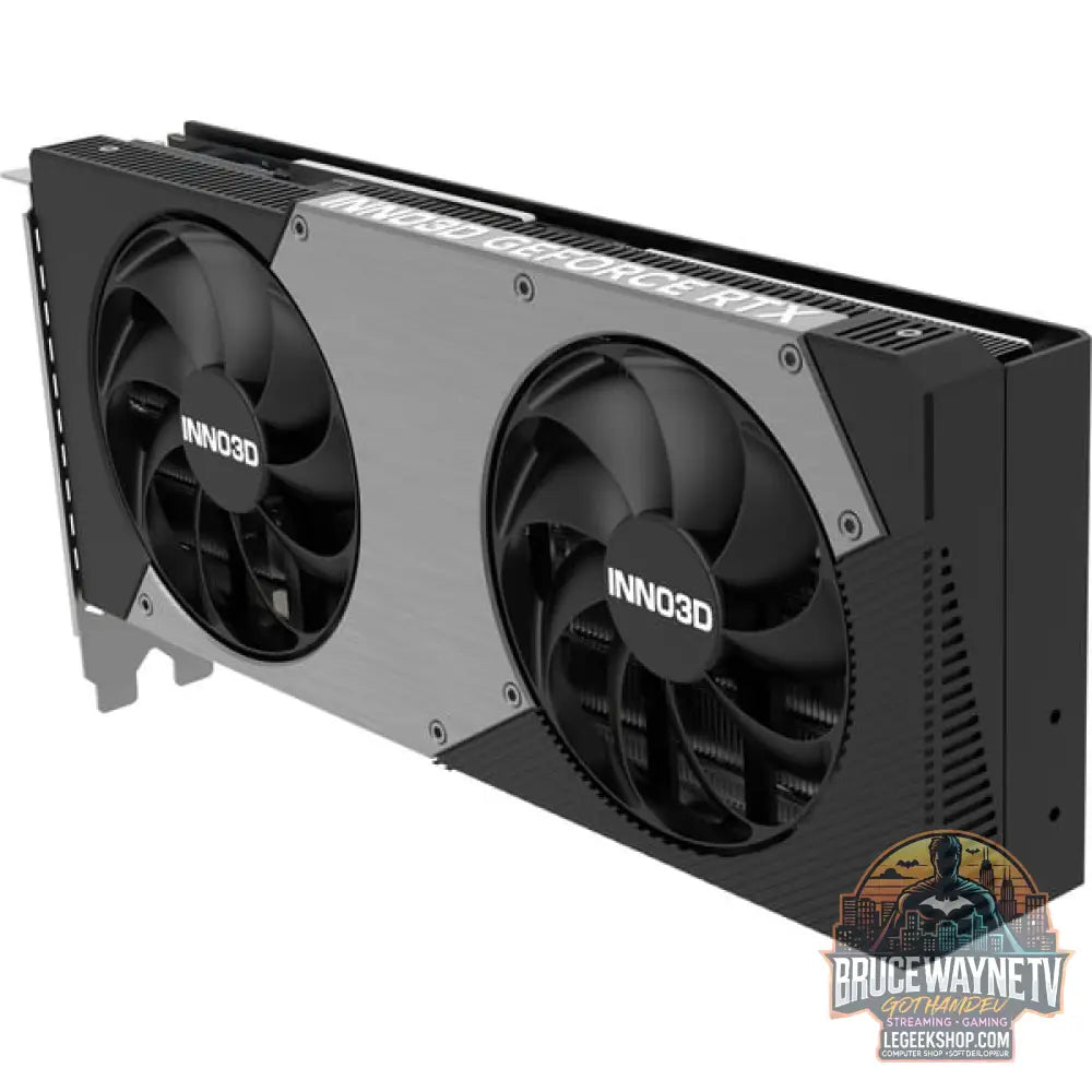INNO3D GeForce RTX 5070 TWIN X2 OC, Grafikkarte noir, DLSS 4, 3x DisplayPort, 1x HDMI 2.1 - INNO3D - vue 10