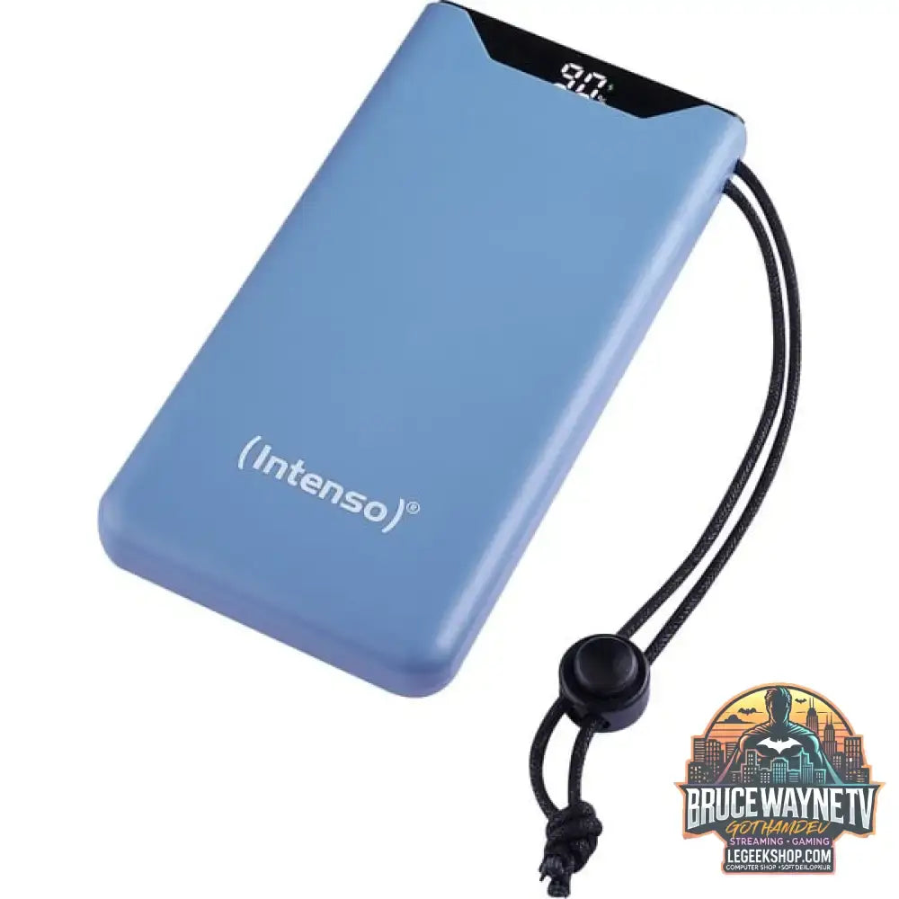 Intenso Powerbank F10000 Blue blau, 10.000 mAh, PD 3.0, Quick Charge 3.0 - Stromquelle: Steckdose, USB-C - vue 2