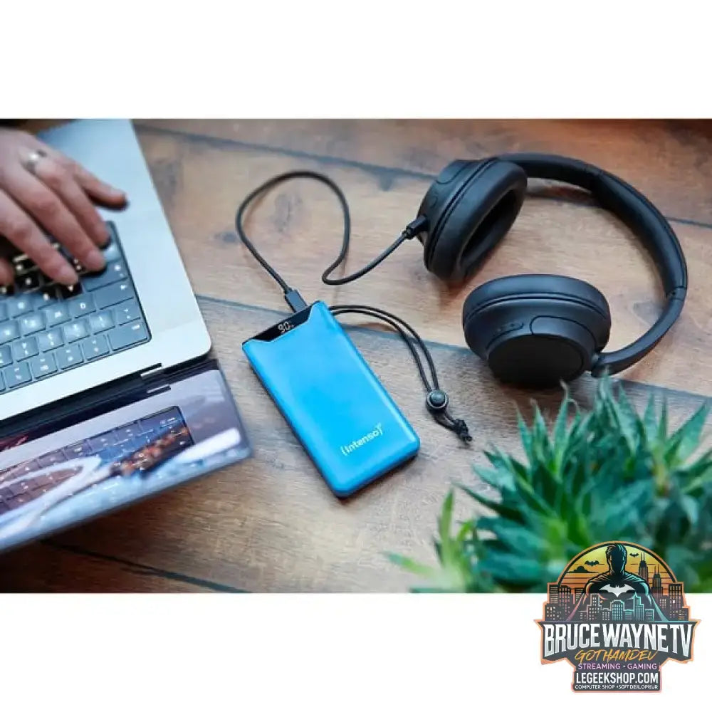 Intenso Powerbank F20000 Blue blau, 20.000 mAh, PD 3.0, Quick Charge 3.0 - Stromquelle: Steckdose, USB-C - vue 2