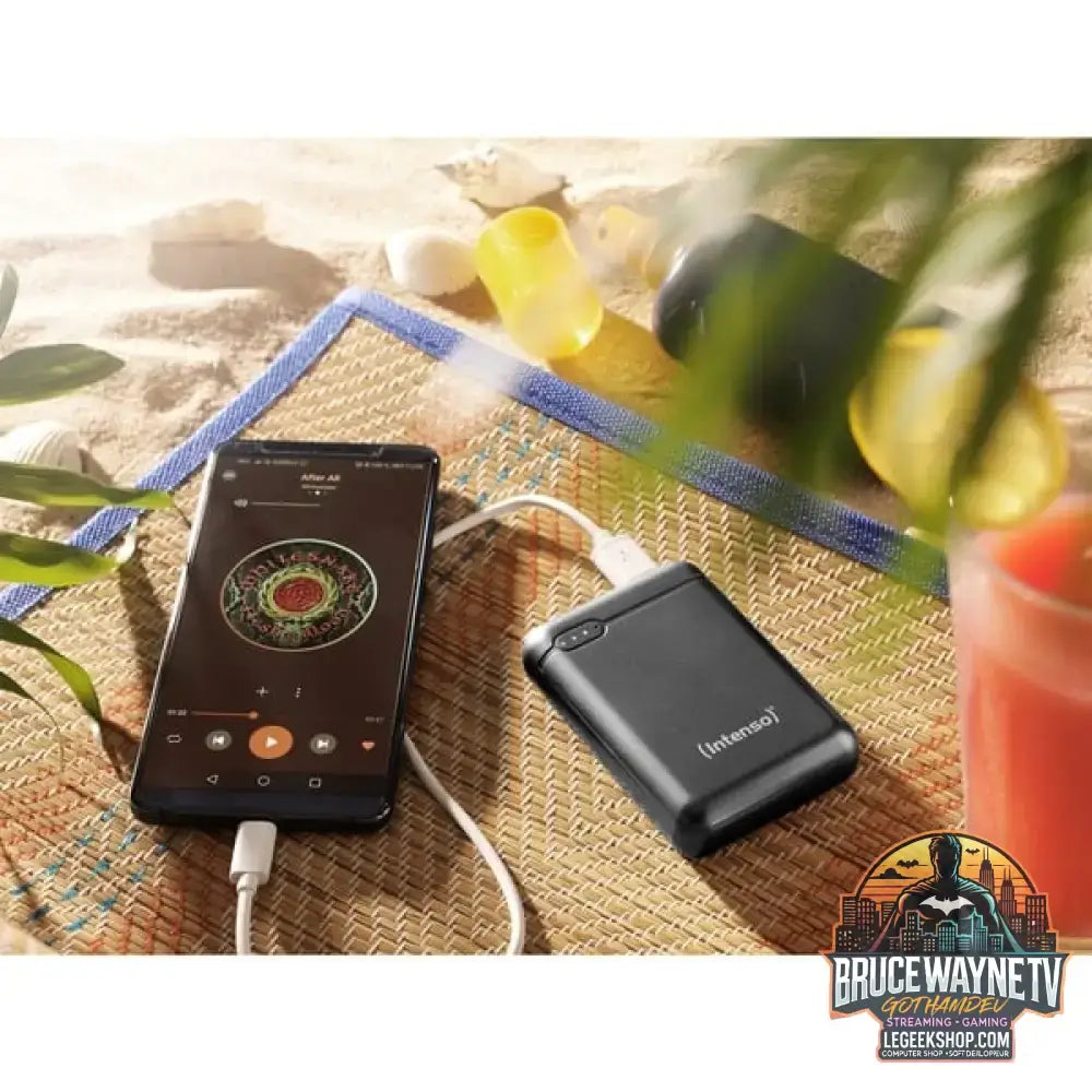 Intenso Powerbank XS10000 schwarz, 10.000 mAh - Stromquelle: USB-C, Micro-USB - vue 9