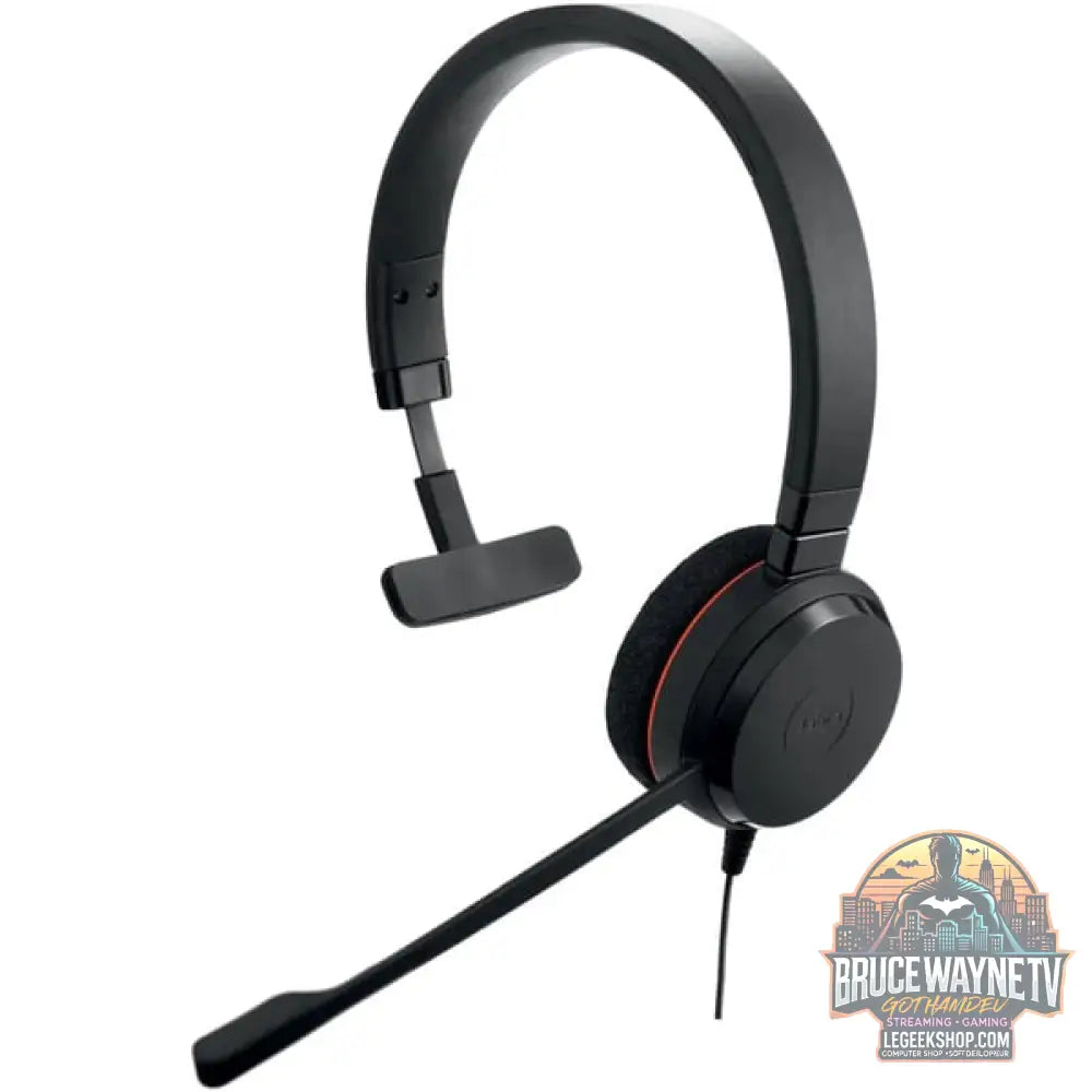 Jabra Evolve 20, Headset noir, UC, USB-C et USB-A, Mono - Jabra
