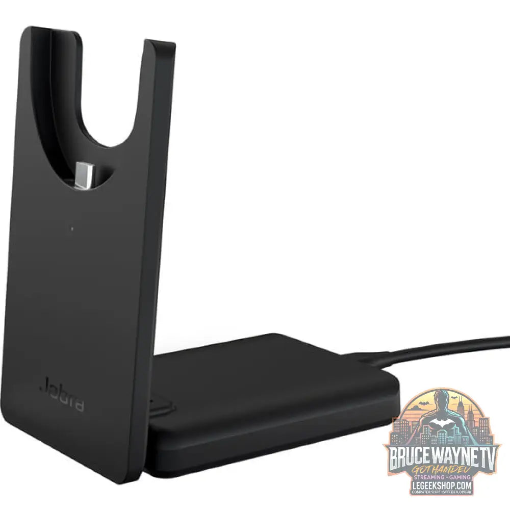 Jabra Evolve2 55, avec station de charge, Headset noir, Stereo, Microsoft Teams, USB-C, Link380c - Jabra - vue 6