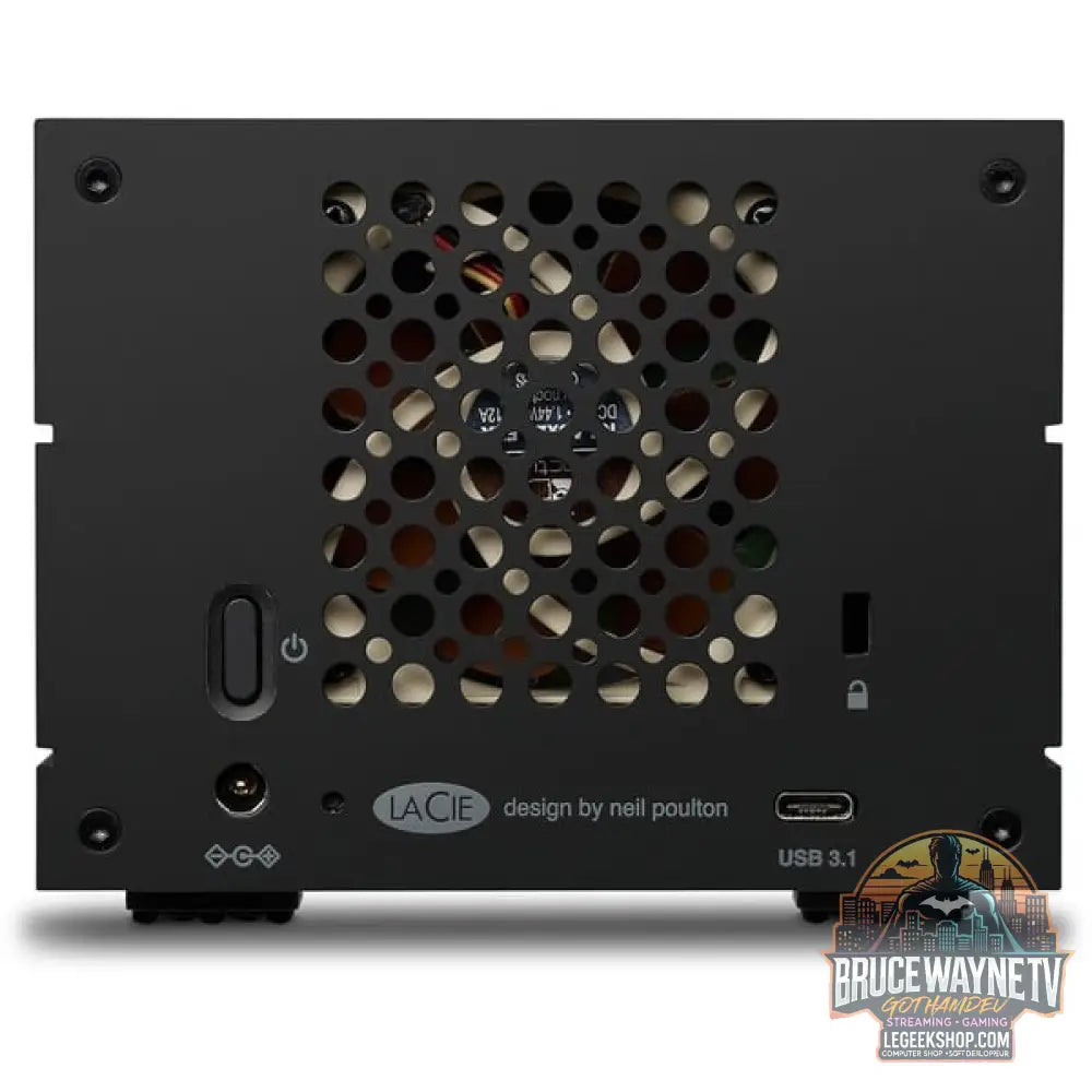 LaCie 2big RAID 16 TB, Externe Festplatte noir, USB-C 3.2 (10 Gbit/s) - LaCie - vue 4