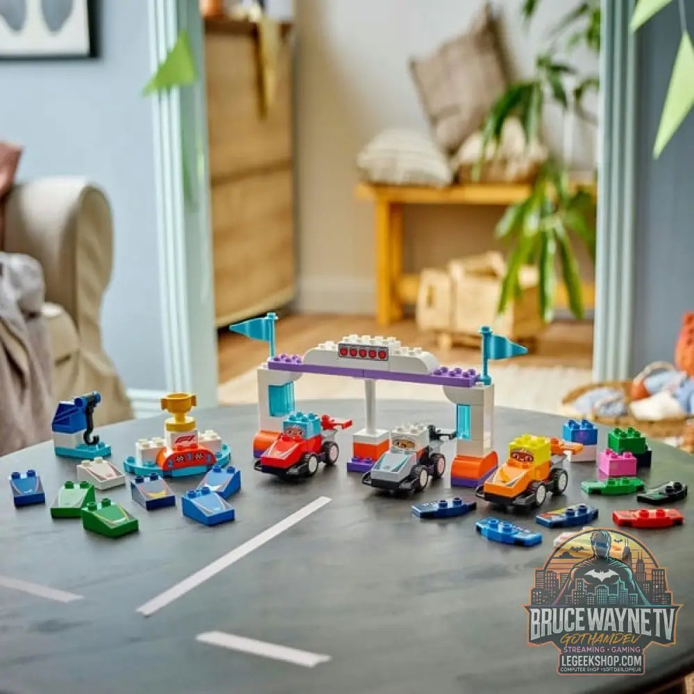 LEGO 10445 DUPLO F1 Team Rennautos avec Rennfahrern, jeu de construction - LEGO - vue 6