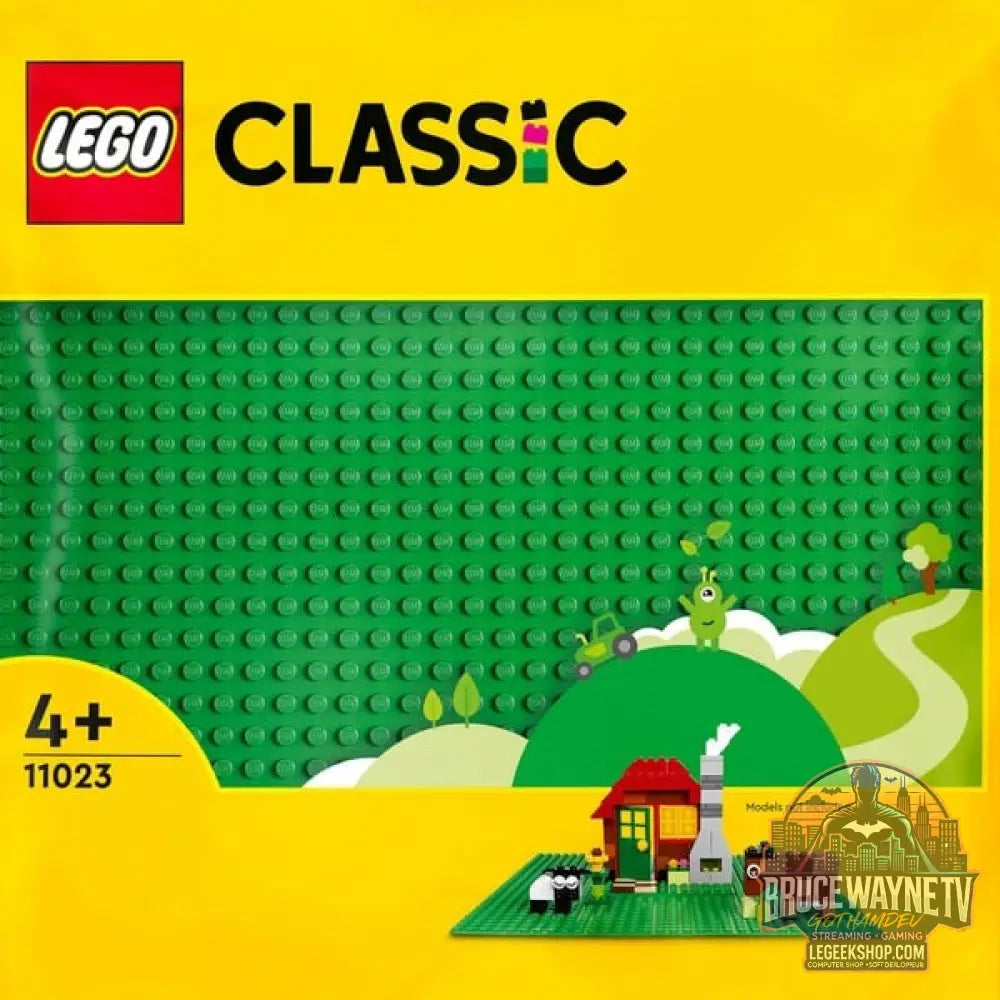 LEGO 11023 Classic Grüne Bauplatte, jeu de construction vert, Quadratische Grundplatte avec 32x32 Noppen - LEGO