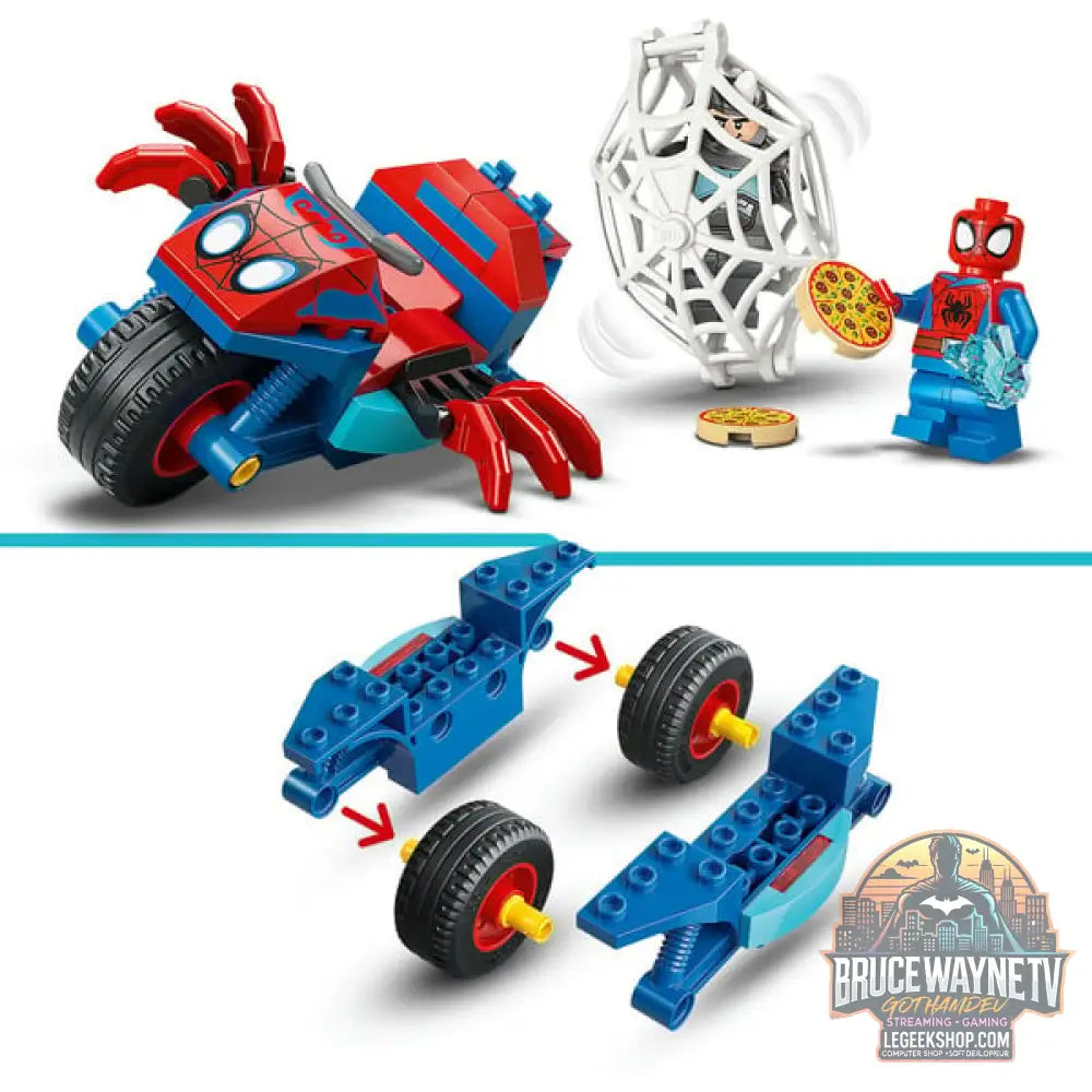 LEGO 11206 Marvel Spidey et seine Super-Freunde Spidey auf Motorrad vs. Rhino, jeu de construction - LEGO - vue 4
