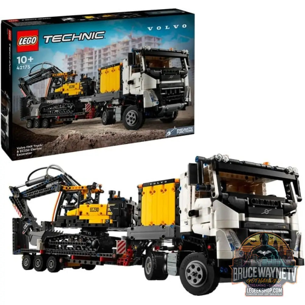 LEGO 42175 Technic Volvo FMX LKW avec EC230 Electric Raupenbagger, jeu de construction - LEGO
