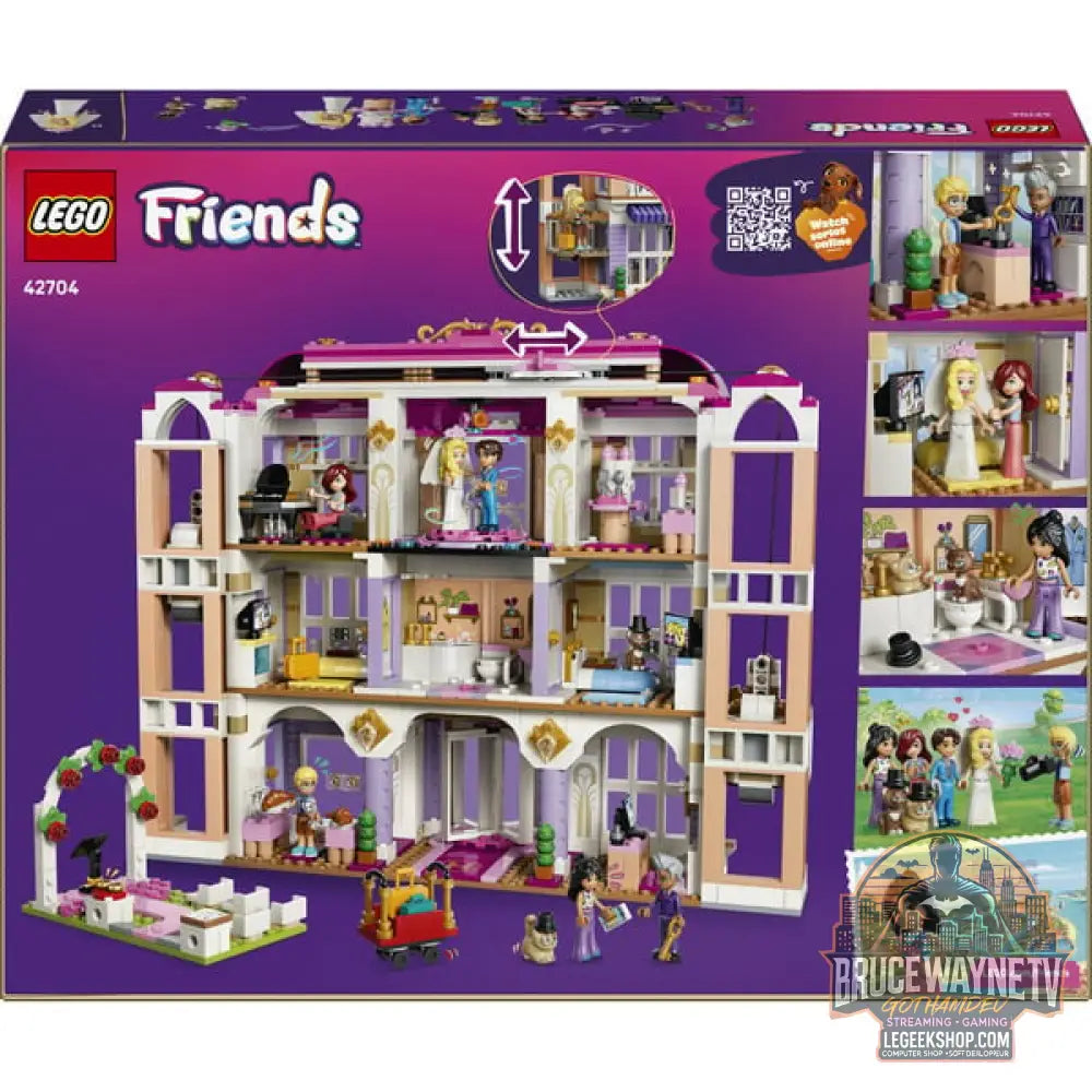 LEGO 42704 Friends Das Grandhotel von Heartlake City, jeu de construction - LEGO - vue 3