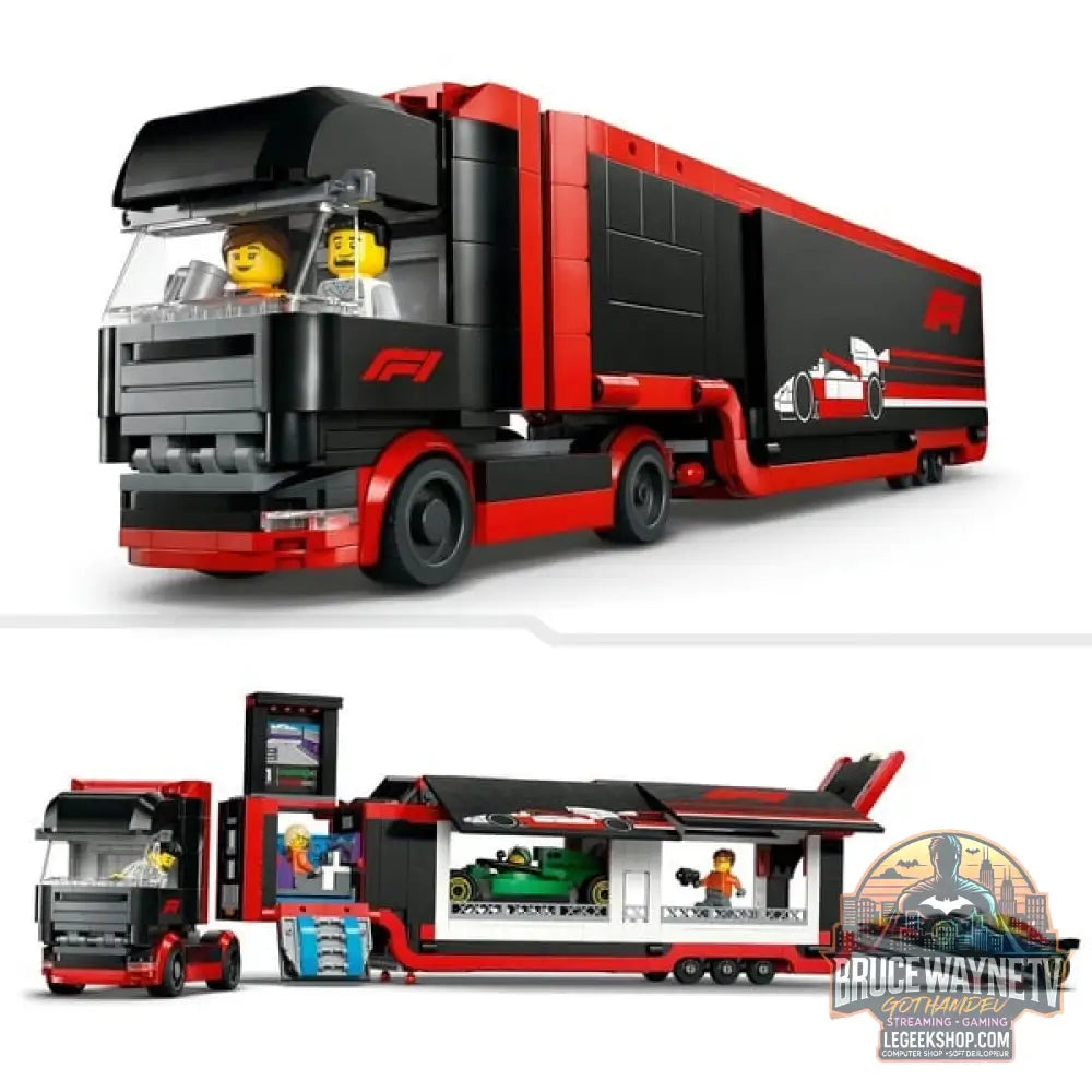 LEGO 60445 City F1 Transporter avec RB20 & AMR24 F1 Rennautos, jeu de construction - LEGO - vue 4