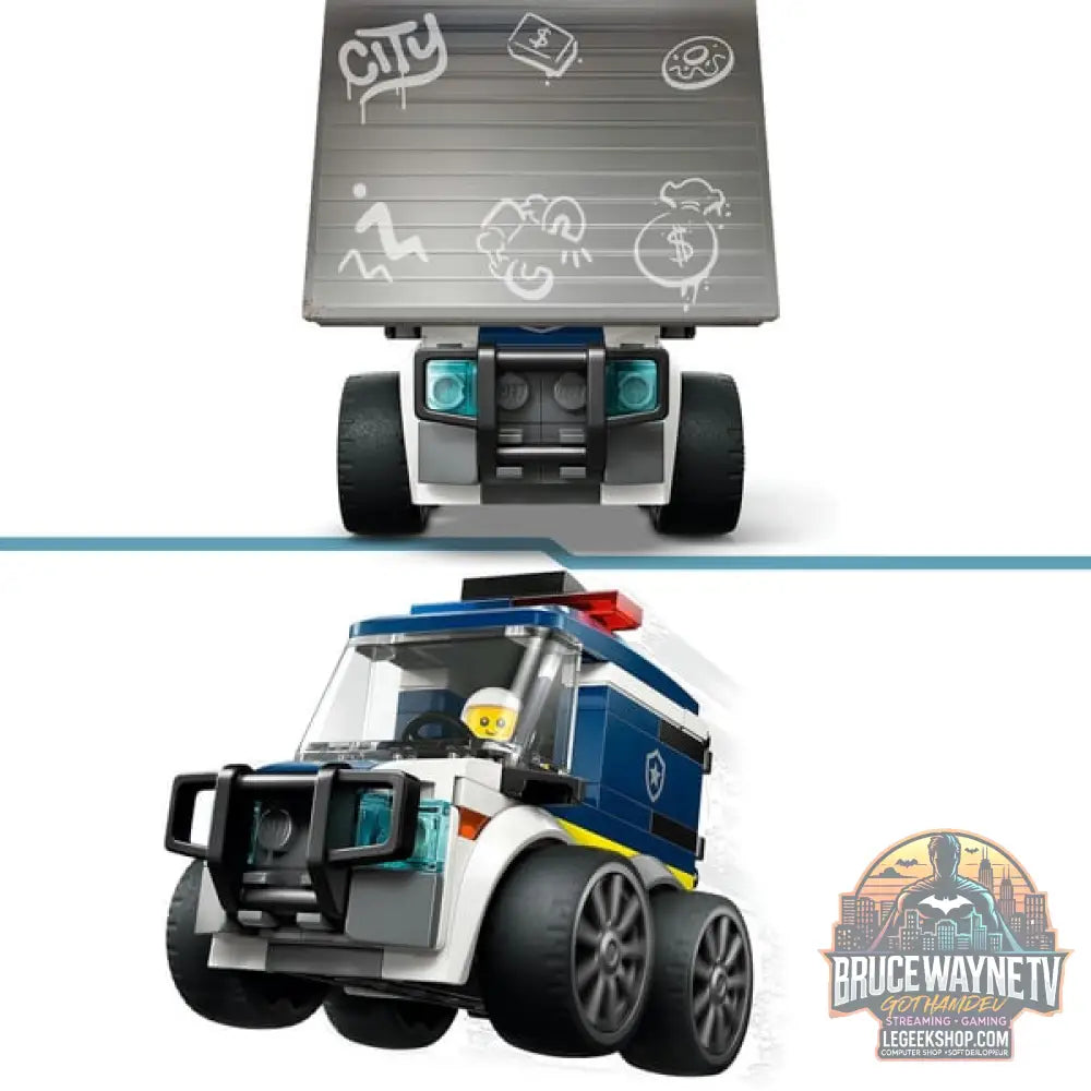 LEGO 60481 City Coole Flitzer - Polizei-Truck, jeu de construction - LEGO - vue 4