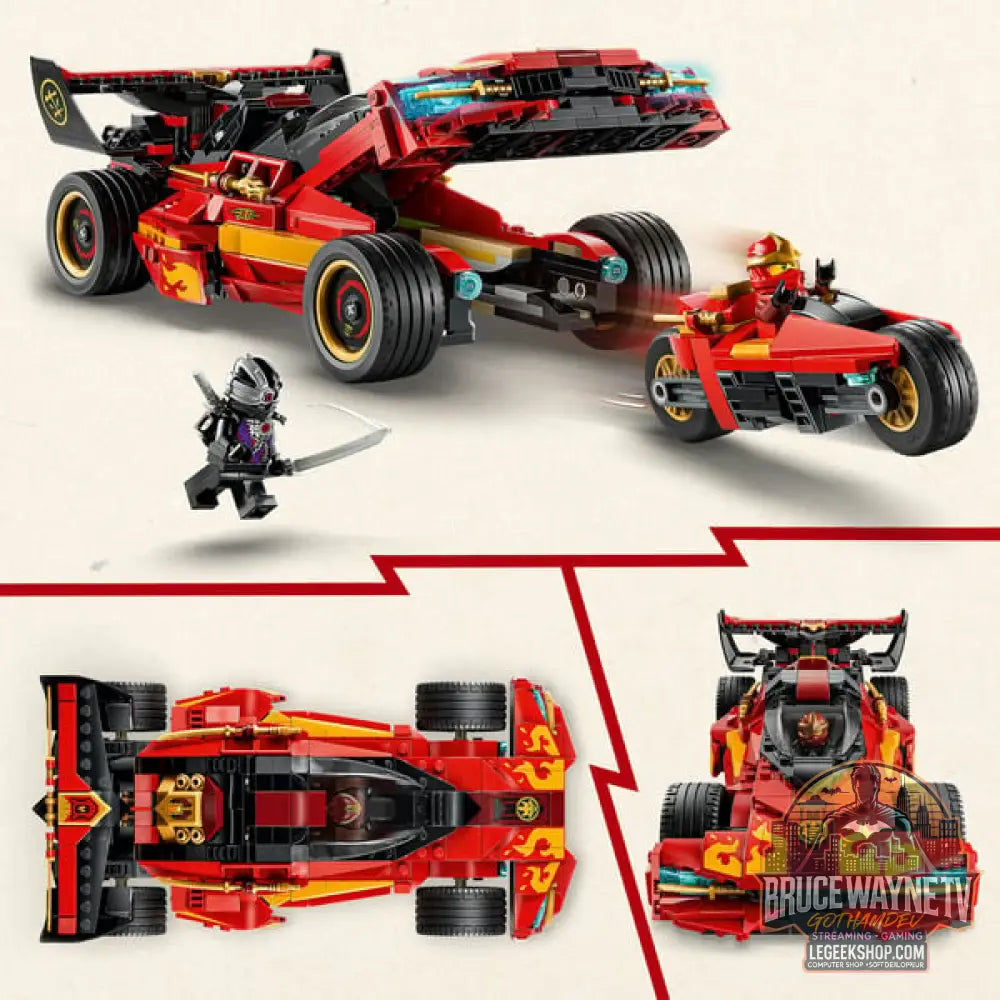 LEGO 71867 Ninjago 15-jähriges Jubiläum des X-1 Ninja Supercar, jeu de construction - LEGO - vue 3