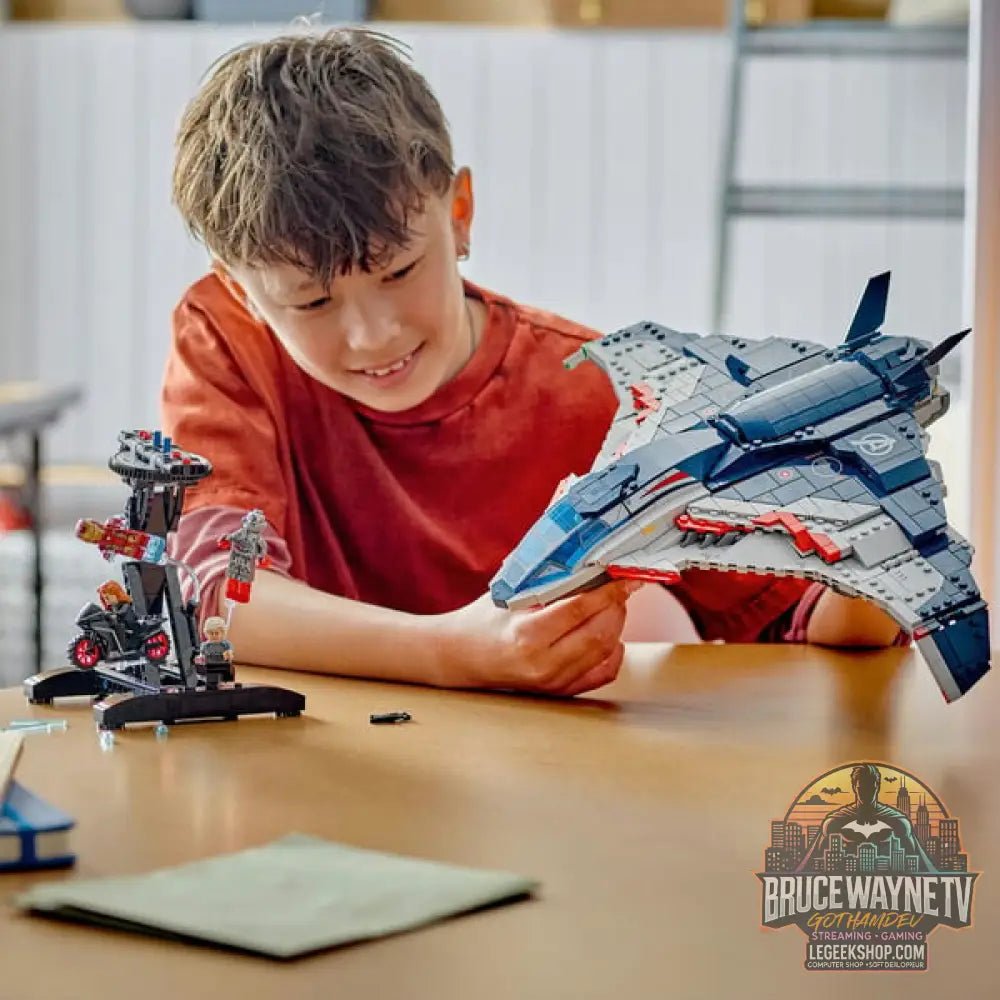 LEGO 76325 Marvel Super Heroes Avengers: Age of Ultron Quinjet, jeu de construction - LEGO - vue 2