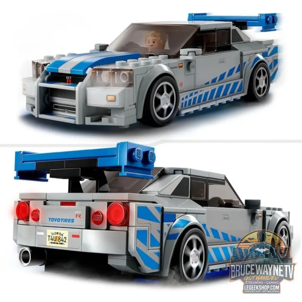 LEGO 76917 Speed Champions: 2 Fast 2 Furious - Nissan Skyline GT-R, jeu de construction - LEGO - vue 4