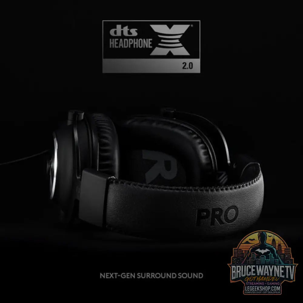 Logitech G PRO X Headset, casque gaming - vue 3