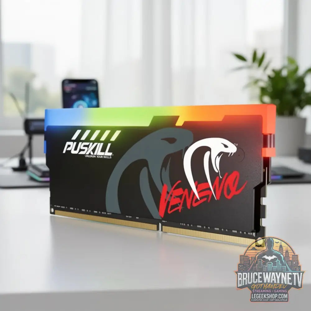 Mémoire RAM PUSKILL RGB DDR3 8GBx2 1600MHz… — Mémoire RAM, vue 2, LeGeekShop