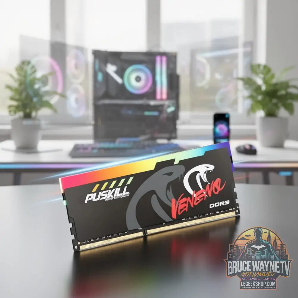 Mémoire RAM PUSKILL RGB DDR3 8GBx2 1600MHz… — Mémoire RAM, vue 11, LeGeekShop