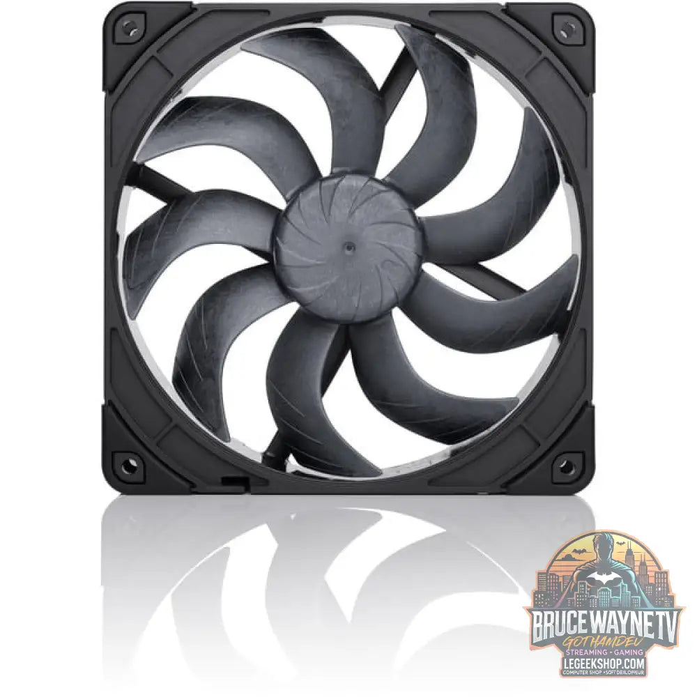 Noctua NF-A14x25 G2 PWM Sx2-PP chromax.black, Gehäuselüfter - Noctua - vue 3