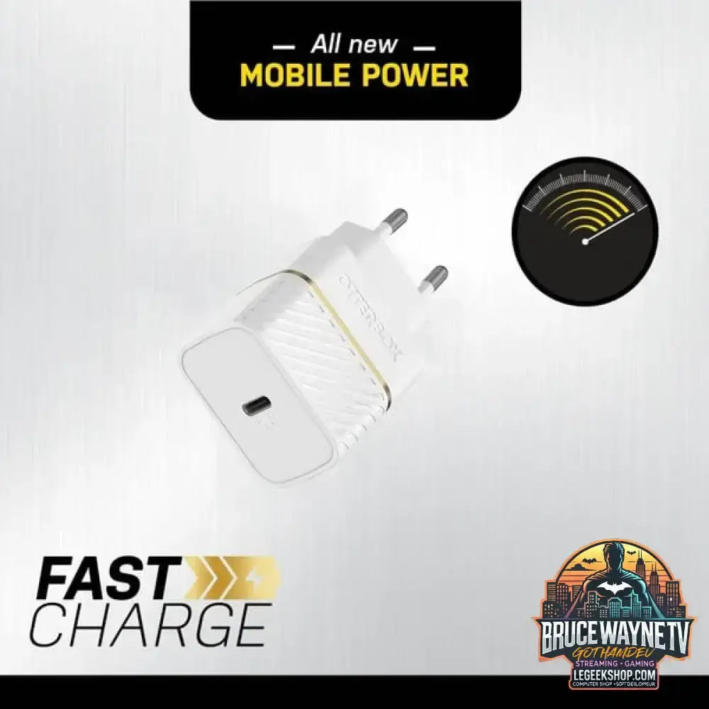 Otterbox EU Wand-Schnelladegerät Premium-Fast Charge, 20W weiß, USB Power Delivery 3.0, USB-C - Otterbox - vue 4