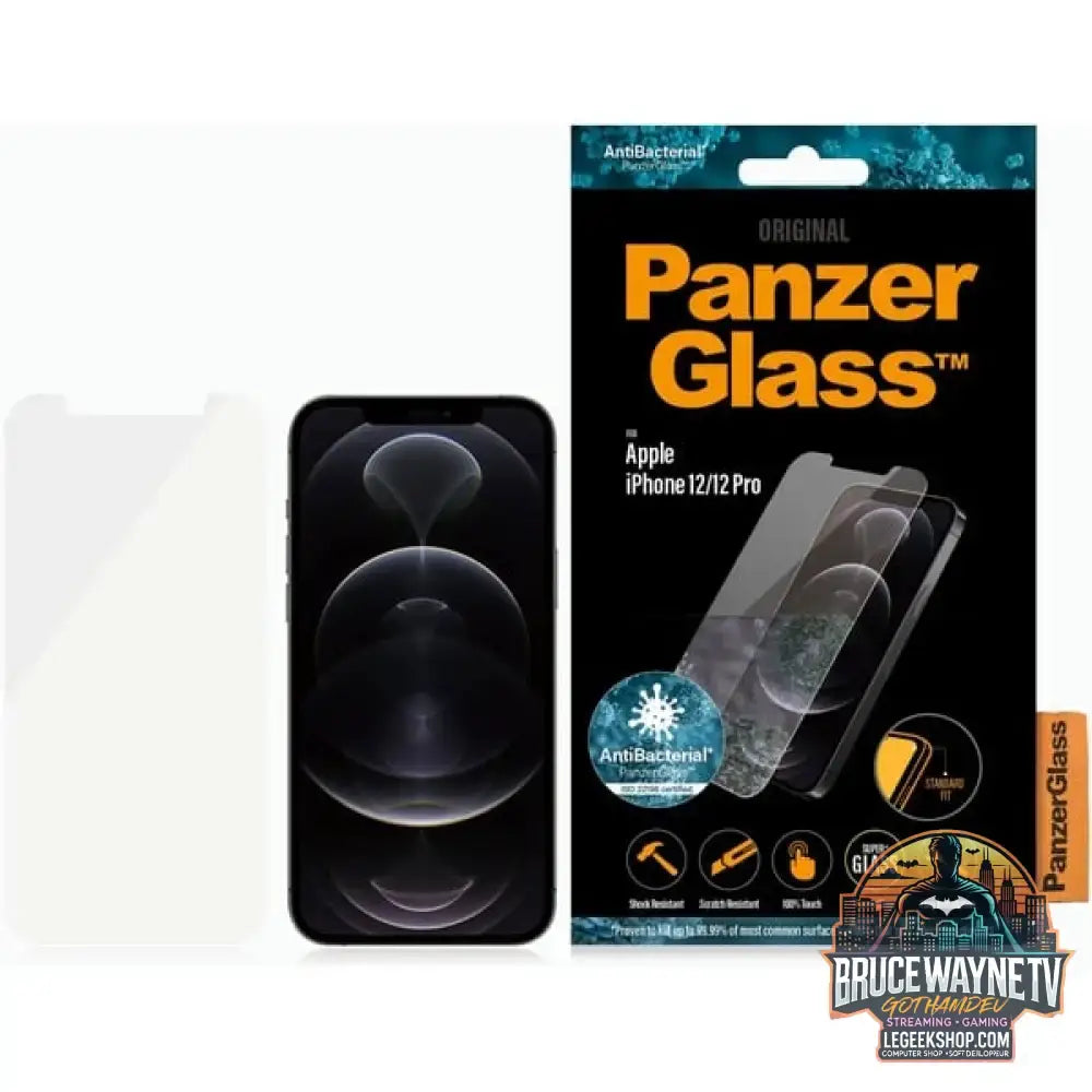PanzerGlass Displayschutz, Schutzfolie transparent, iPhone 12 | 12 Pro - Beschaffenheit: Glänzend - vue 8